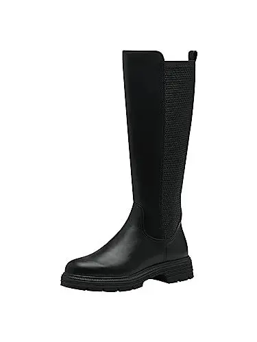 Produktbild: Tamaris Damen Langschaft-Stiefel Vegan·· BLACK, EU 38
