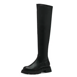 Produktbild: Tamaris Damen Plateaustiefel, Frauen Stiefel,uebergangsschuhe,Plateau-Boots,Plateausohle,Winterstiefel,Winterschuhe,Black,37 EU