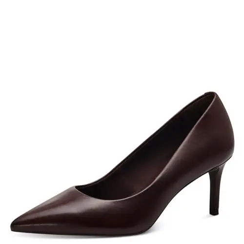 Produktbild: Tamaris Damen Pumps Leder Stilettoabsatz·· MAHOGANY/braun·· 38 EU