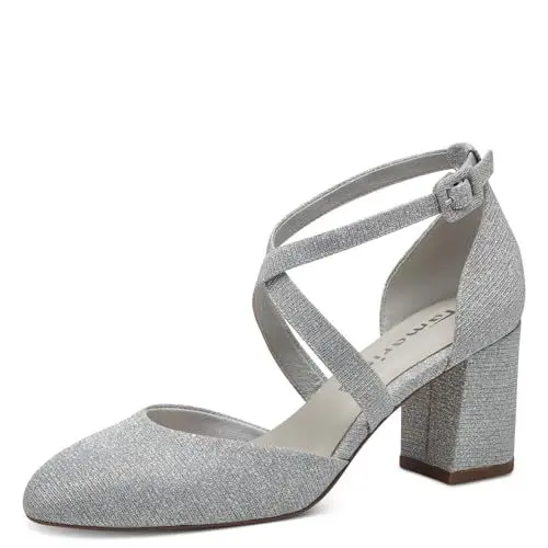 Produktbild: Tamaris Damen 1-22418-41 Pumps, Silver Glam, 39 EU