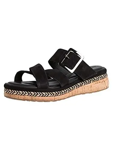 Produktbild: Tamaris Damen Riemchensandalen, Frauen Sandaletten,Comfort Lining,TOUCHit-Fußbett,Sandaletten,Sommersandalen,bequem,flach,Black,39 EU / 5.5 UK