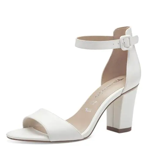 Produktbild: Tamaris Damen 1-28326-42 Sandalette Mit Absatz, Weiß, 40 EU