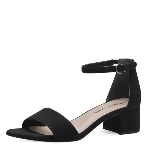 Produktbild: Tamaris Damen 1-28201-42 001 Sandalette Mit Absatz, Schwarz, 39 EU
