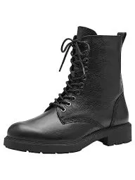 Produktbild: Tamaris Damen Schnürstiefel Leder·· BLACK LEATHER/schwarz·· 38 EU
