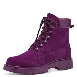 Produktbild: Tamaris Damen Schnürstiefel Leder·· DARK PINK/pink·· 37 EU