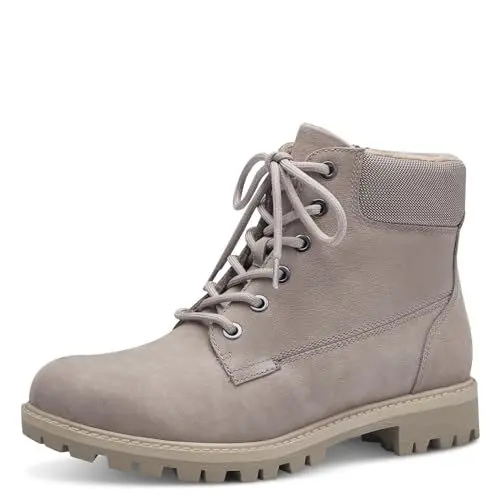 Produktbild: Tamaris Damen Schnürstiefel Leder·· TAUPE/beige·· 38 EU