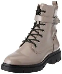 Produktbild: Tamaris Damen Schnürstiefel Vegan·· TAUPE PATENT/beige·· 39 EU