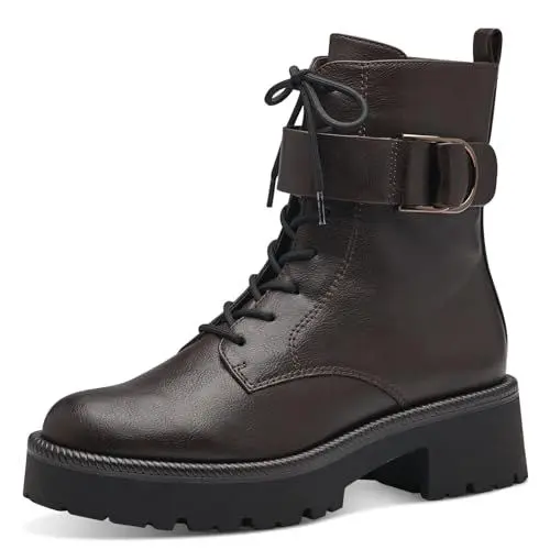 Produktbild: Tamaris Damen Schnürstiefel Vegan Winter gefüttert·· MOCCA/braun·· 39 EU