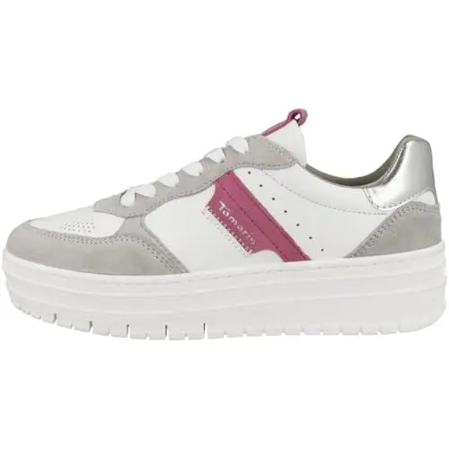 Produktbild: Tamaris Damen Sneaker Wechselfußbett·· LIGHTGREY Combined, EU 38