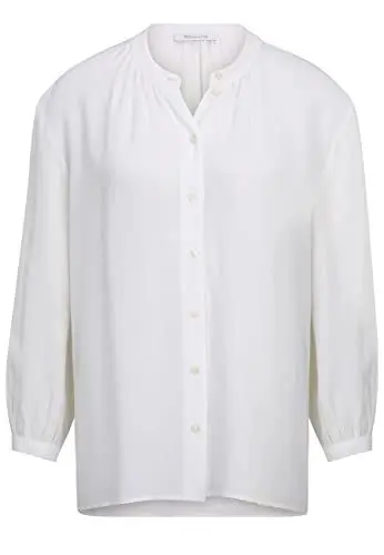 Produktbild: Tamaris Damen Stehkragen Bluse ANNECY Weiß 40