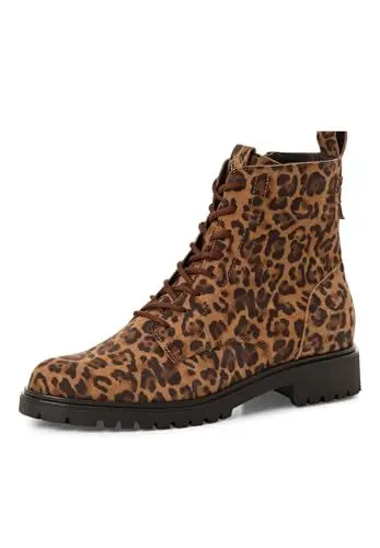 Produktbild: Tamaris Damen Stiefelette Frauen Ankle Boots Lederstiefel M2540243 Leopard, Schuhgröße:39 EU