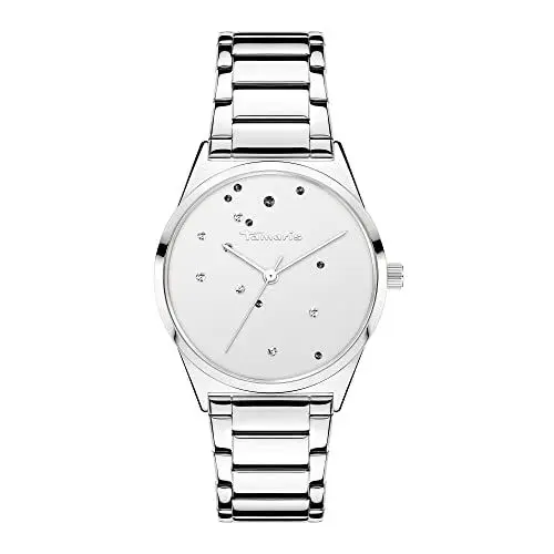 Produktbild: Tamaris Damen analog Quarz Uhr mit Edelstahl Armband TT-0080-MQ