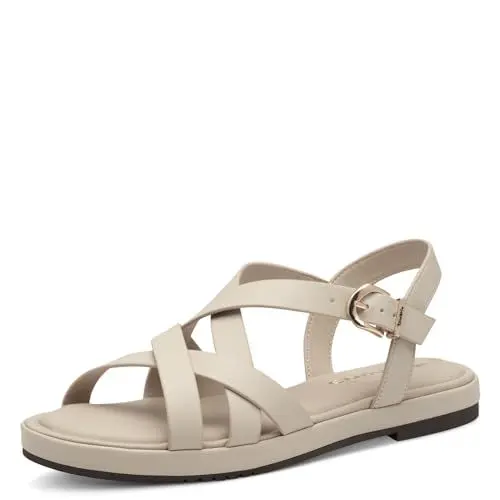 Produktbild: Tamaris Sandalette Damen Vegan Flach beige,EU 39