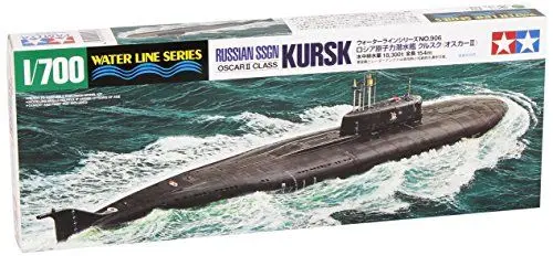 Produktbild: TAMIYA 1:700 Rus. SSGN Kursk Oscar-II U-Boot, Modellbau, Plastik Bausatz, Basteln, Hobby, Kleben, Plastikbausatz
