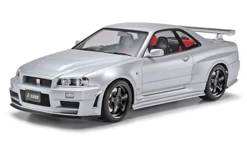 Produktbild: TAMIYA Nissan 300024282 NISMO Skyline GT-R Z-Tune (R34) Automodell Bausatz 1:24, Mittel, Grau
