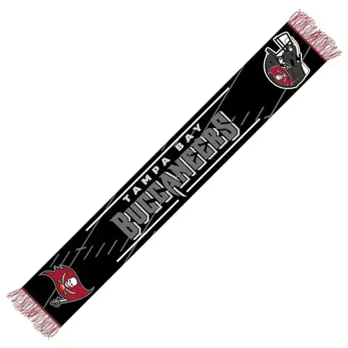 Produktbild: Tampa Bay Buccaneers NFL Schal Fanschal Scarf ** Team HD Knitted Jaquard Scarf ** in 145 x 20 cm