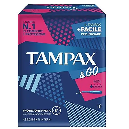 Produktbild: TAMPAX &Go Mini Tampons, 18 Stück