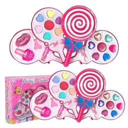 Produktbild: Tangger 2PCS Mädchen Kinderschminke Set Waschbar Schminkset Spielzeug Schminkkoffer Mädchen Echte Schminke Kinder Waschbar Make Up Set mit Bürsten Mädchen