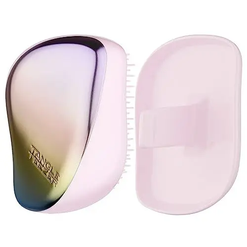 Produktbild: Tangle Teezer Haarbürste Compact Styler Pearlescent Matte - Kompakte Bürste für unterwegs - Entwirren ohne Ziepen - Reisebürste To Go