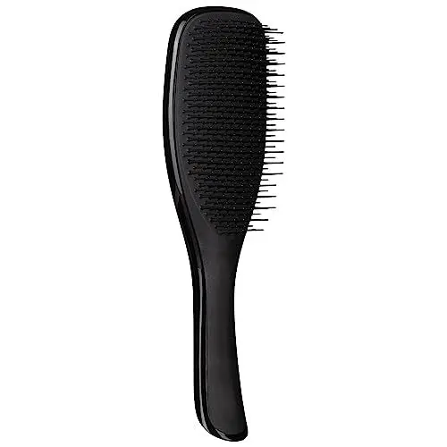 Produktbild: Tangle Teezer Ultimate Detangler Midnight Black - Haarbürste für nasses und trockenes Haar, ergonomischer Griff, schmerzfreies Entknoten, ideal für Conditioner-Verteilung, umweltfreundlich