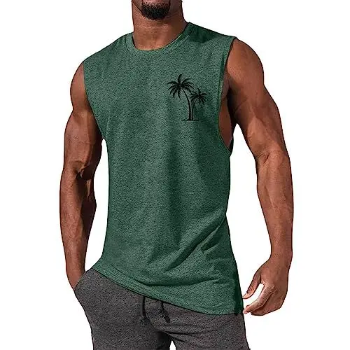 Produktbild: Trainings Shirt Herren Gym Unterhemd Herren Hautfarben Workout Trainingsshirt Herren T Shirts Männer RIPP-Shirt Body Shaper Herren Herren-Sport-Tanktops Rundhals-Weste Tank Tops Men Tank