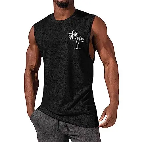 Produktbild: Generic Muskelshirts Herren Baumwolle Fitness Shirt Herren Tanktop Herren Gym Ärmellose Tshirt Untershirt Herren Vanquish Fitness Ärmellos Tankshirts Männer Tanktop Achselshirts Herren Sport Herren