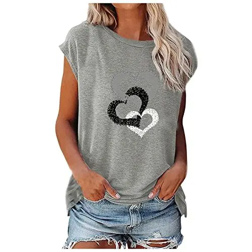 Produktbild: Tank top Redmond Hemden Tanktop Damen Sport eddsworld Pullover marccain blusen online Maverick Secret Buch Bandeau Kobra Kai sexy Oberteil owerseis t-Shirt Laufjacke Winter(A-Grau,M)