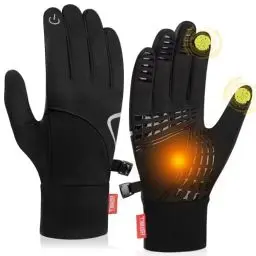 Produktbild: TANSTC Handschuhe Herren Damen, Warme Fahrradhandschuhe Handschuhe (Touchscreen & Winddicht und rutschfest) für Outdoor-Aktivitätenwie Arbeiten, Radfahren, Tägliche Anwendung, Autofahren, Skifahren