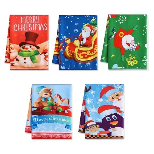 Produktbild: TanYiYi Geschirrtücher für Weihnachtsdeko,5er