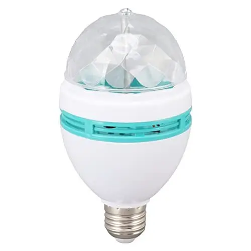 Produktbild: Tanzende Glühbirne E26, Beleuchtungszubehör, Bühnenbeleuchtung, Sockel RGB, Automatisch Wechselnd, Sicher, Stabil, ABS-PC, Drehbare Glühbirne für Party, Bar, Hochzeit, 85–260 V