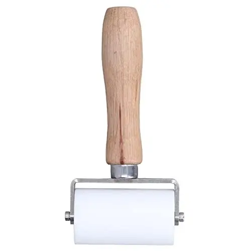 Produktbild: Tapetenroller, Silikon-Nahtroller, Silikon-Nahtroller, Professioneller Silikonroller, ca. 7,1 cm, Abnehmbare Struktur, Doppelt, Farbroller