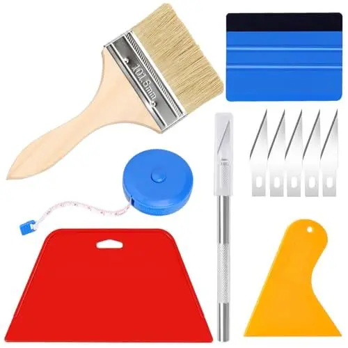 Produktbild: Tapezierwerkzeug Tapezierset Tapetenschneider Professionelle Wallpaper Tools Wallpaper Kit Tapetenwerkzeug für Auto Vinylfolie Tapete Fensterfolien Installation