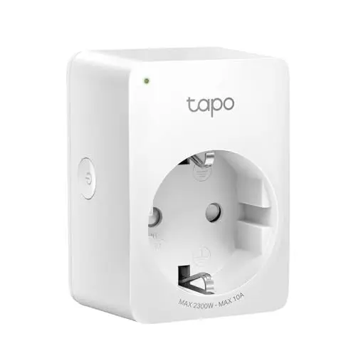 Produktbild: Tapo Matter Steckdose Tapo P100M, WLAN, Smart Home WiFi Steckdose, funktioniert mit Matter, Alexa, Google Home, Tapo App, Sprachsteuerung, Fernzugriff
