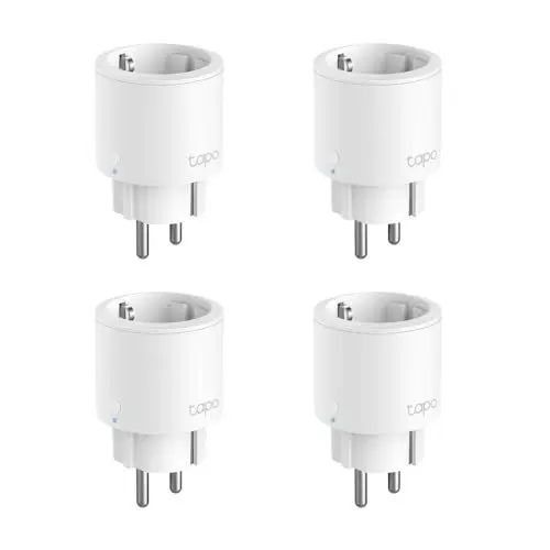 Produktbild: Tapo Nano Smart WLAN Steckdose Tapo P115 mit Energieverbrauchskontrolle, Smart Home Alexa Steckdose, funktioniert mit Alexa, Google Home, Sprachsteuerung, Fernzugriff, Kein Hub notwendig(4er-Pack)