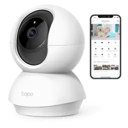 Produktbild: Tapo TP-Link C200 360°-WLAN-Überwachungskamera für den Innenbereich, FHD 1080P, Nachtsicht, Bewegungserkennung, Zwei-Wege-Audio, kompatibel mit Alexa und Google Assistant, für Babys/Haustiere
