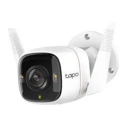 Produktbild: Tapo TP-Link C320WS Überwachungskamera Außen, WLAN IP Kamera, 4MP Hochauflösung, 30m Vollfarb-Nachtsicht, Bewegungserkennung, IP66 wasserdicht, Alarmmeldung,Zwei Wege Audio, Weiss, 1 Stück