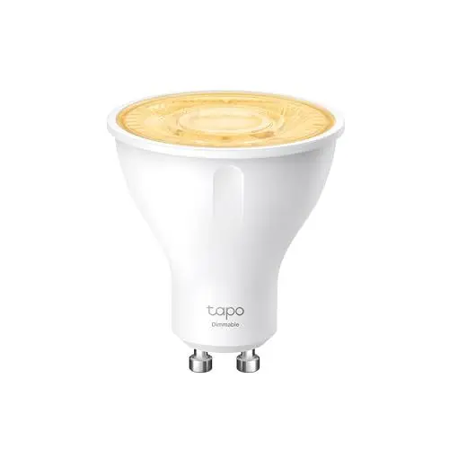Produktbild: Tapo smarte WLAN Glühbirne GU10 Tapo L610, Energie sparen, 2.9 W Entspricht 50W, dimmbare alexa smarte lampe, smart home alexa zubehör,kompatibel mit Alexa,Google Assistant, Weiss