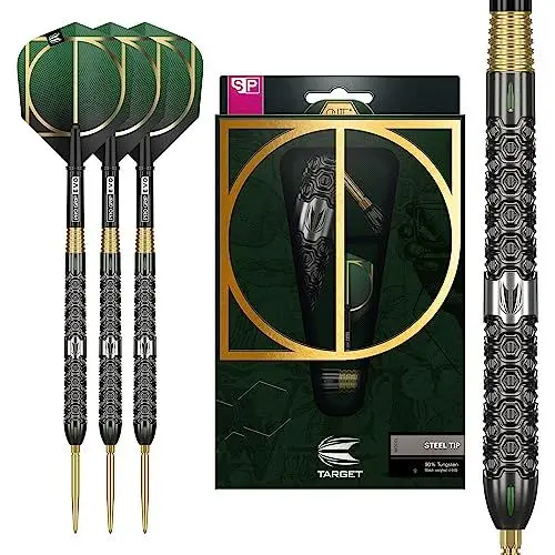 Produktbild: Target Darts Cult 02 90% Wolfram Schweizer Spitze Stahlspitze Darts Set, 26G | Swiss Point Dart Set, Tungsten Barrel, Profi Dart Set, Swiss Point Tool inklusive