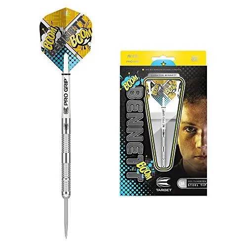 Produktbild: Target Darts Leighton Bennett 1. Generation 20G 90% Wolfram Steeldarts-Set Dartpfeile