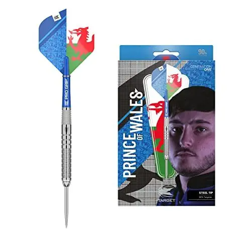 Produktbild: Target Darts Lewy Williams 1. Gen. 90% Wolfram Steeldarts-Set Dartpfeile (24 gr)