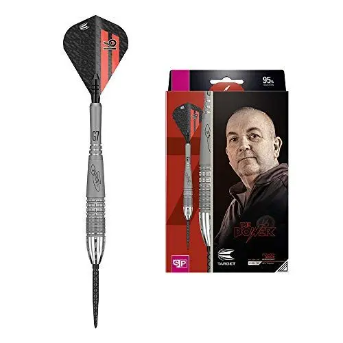 Produktbild: Target Darts Phil Taylor Power 9-Five 7 Gen 95% Woflram Swiss Point Steeldarts-Set (24gr - Dartpfeile)