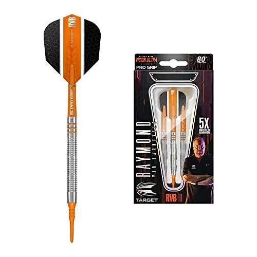 Produktbild: Target Darts Raymond Van Barneveld RVB 80 16G 80% Wolfram Softdarts-Set Dartpfeile