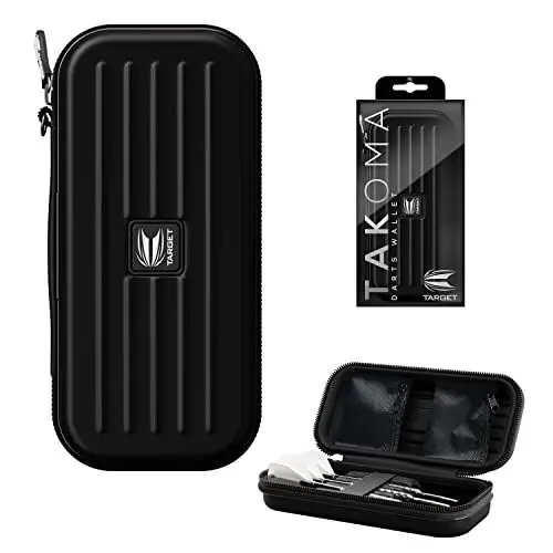 Produktbild: Target Darts Schwarz Takoma Regular Darts Case - Holds x 1 Satz Darts Brieftasche