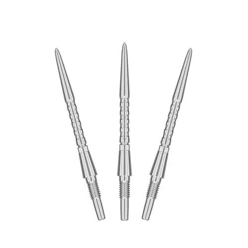 Produktbild: Target Darts Swiss Point Storm Dartspitzen, Surge (3er Pack Spitzen-Set) 30MM -Silber | Wechselbare Dartspitzen, Swiss Storm Spitzen, Profi Dart Zubehör