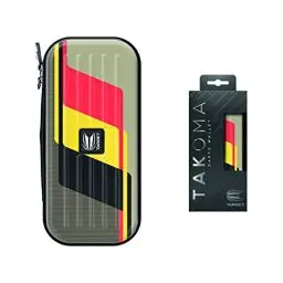 Produktbild: Target Darts Unisex-Adult Dimitri Van den Bergh Takoma Darts Tasche, Sand, Schwarz, Gelb and Roter, Standard