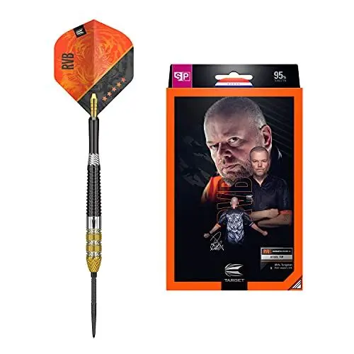 Produktbild: Target Darts - Raymond van Barneveld RVB 95 4. Gen. 95% Wolfram Swiss Point Steeldarts-Set Dartpfeile (23 g)