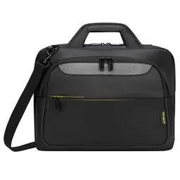 Produktbild: Targus CityGear Topload Notebook-Tasche, schlanke Laptoptasche für 14-15,6 Zoll, Umhängetasche mit Dome Protection System, ideale Tasche für Pendler – Schwarz, TCG460GL
