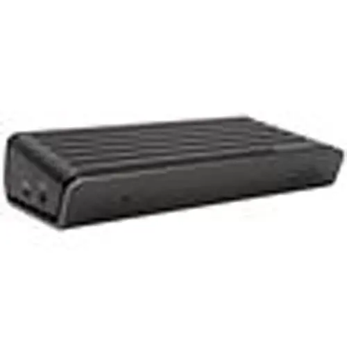 Produktbild: Targus Universal USB-C DV4K Dockingstation mit Chip von DisplayLink, Dual 4K-Video über 2x DisplayPort und 2x HDMI, Laptop Docking Station mit Aufladefunktion bis 60 W – schwarz, DOCK180EUZ