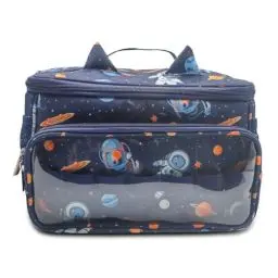 Produktbild: Tasche für Toniebox Tonie,Aufbewahrung für Tonies Hörfiguren,Tragetasche mit Schultergurt,für Toniebox Starter Set und Zubehör Tonies Figur, Zubehör Schutzhüllen-Organizer (Astronauten)