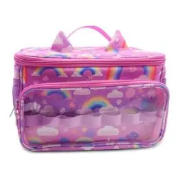 Produktbild: Tasche für Toniebox Tonie,Aufbewahrung für Tonies Hörfiguren,Tragetasche mit Schultergurt,für Toniebox Starter Set und Zubehör Tonies Figur, Zubehör Schutzhüllen-Organizer (Regenbogen)